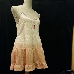 GIMMICKS by BKE open bck strap dress NWOT sz-L